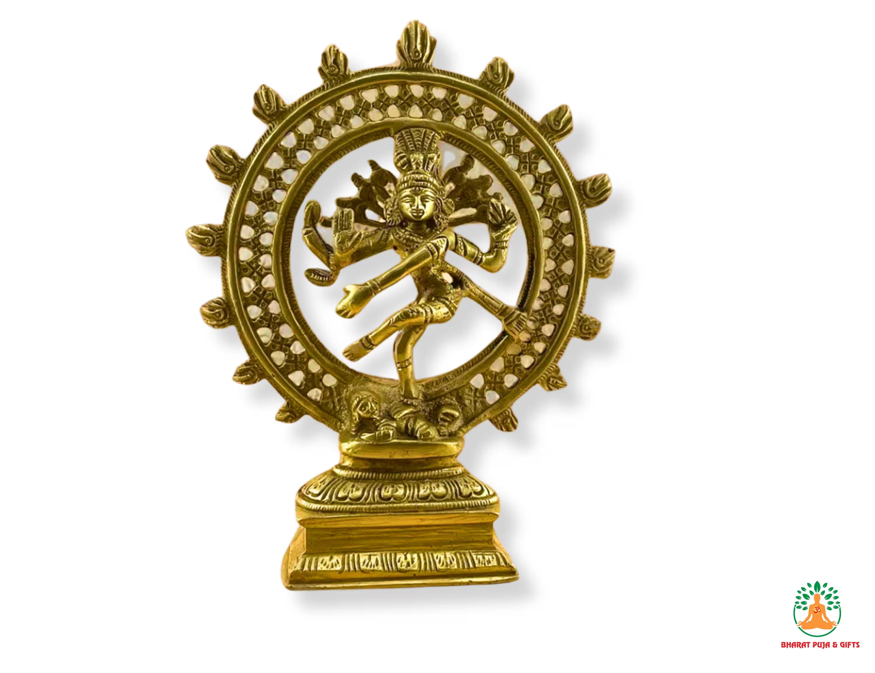 Brass Dancing Nataraja Murti | Hindu God Shiva Shankar Idol | Brass Dancing Lord Shiva Idol | Brass Natraj Natraja