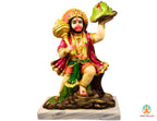 Lord Hanuman  Holding Mountain | Intricate Finish  Hanuman Idol with Mountain for Home Temple Puja Spiritual figuring Gift