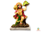 Lord Hanuman  Holding Mountain | Intricate Finish  Hanuman Idol with Mountain for Home Temple Puja Spiritual figuring Gift