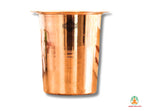 100% Pure Copper Tumbler Copper Glass | Plain Simple Design Copper Cup for Water | Ayurvedic Water Glass | Holistic Health Yoga Water Cup 300ml