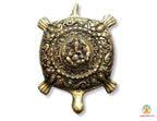 Brass Tortoise with Ganesha Engraved | Medium Size Kachua with Ganapati | Good Luck Tortoise | Vastu Feng Shui Decor