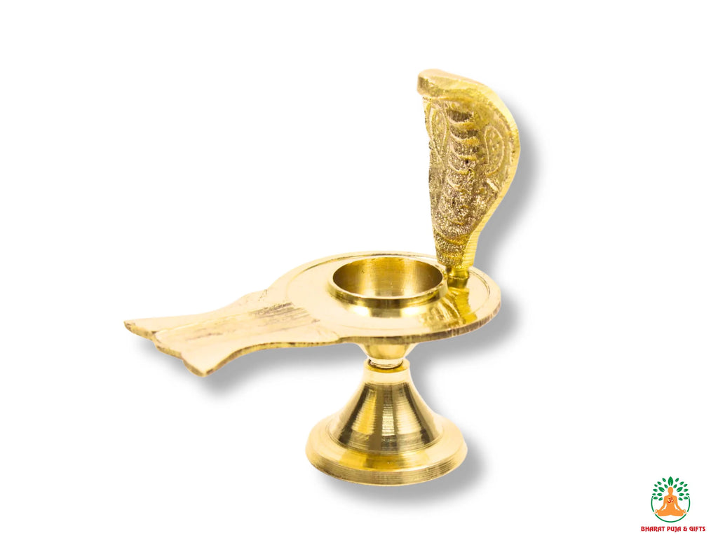 Black Shaligram Shivling with Brass Jaladhari Yoni Base and Stand | Natural Stone Shiva Lingam for Puja, Abhishek, and Home Temple