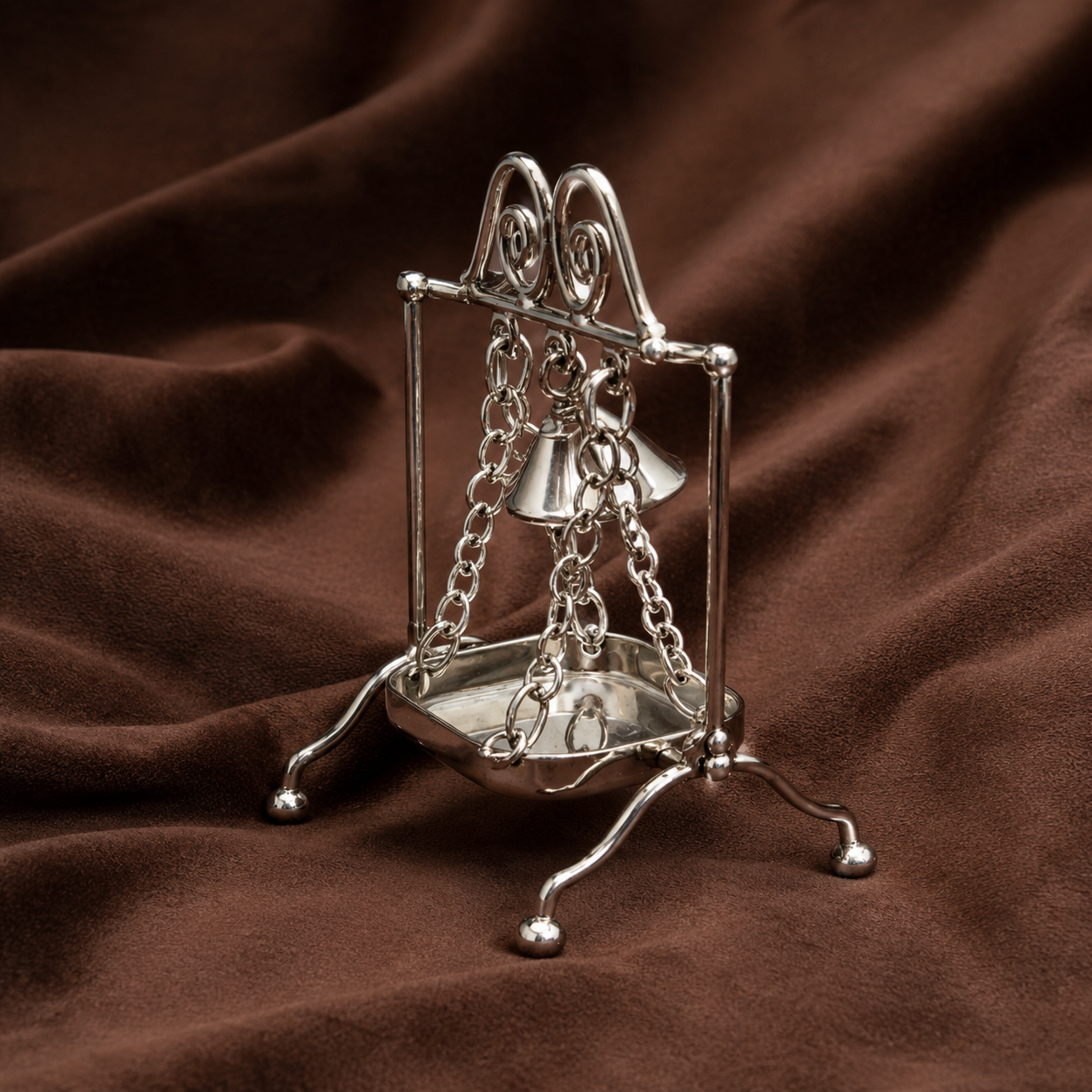 Sterling Silver Baby Krishna Zhula | Laddu Gopal Jhula | Silver Gift | Silver Krishna Zhula | Krishna Swing