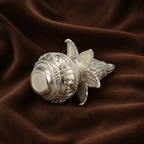 Pure Silver Mangal Kalash with Coconut | Auspicious Puja Decor & Spiritual Gift