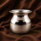 Pure Silver Gangajal Lota | Traditional Silver Puja Vessel | Silver Pooja Water Pot | Silver Kalash