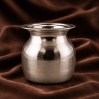 Pure Silver Gangajal Lota | Traditional Silver Puja Vessel | Silver Pooja Water Pot | Silver Kalash