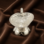 Silver Kumkum Holder | Traditional Puja Accessory