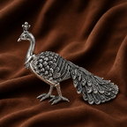 Pure Silver Peacock | 999 Silver Peacock Figurine