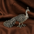Pure Silver Peacock | 999 Silver Peacock Figurine