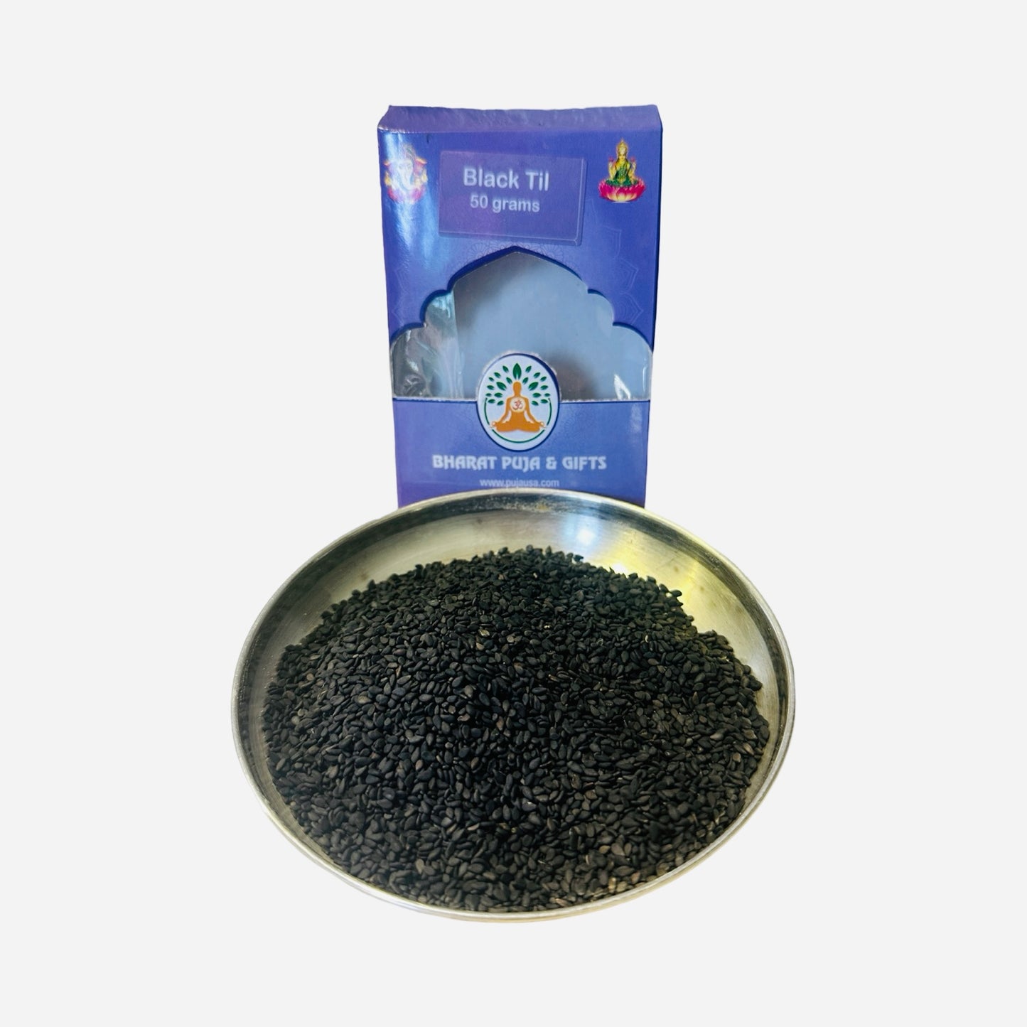 Black Sesame seed Black Til for Shani Puja Navagraha puja All Natural Non GMO (50 gm)