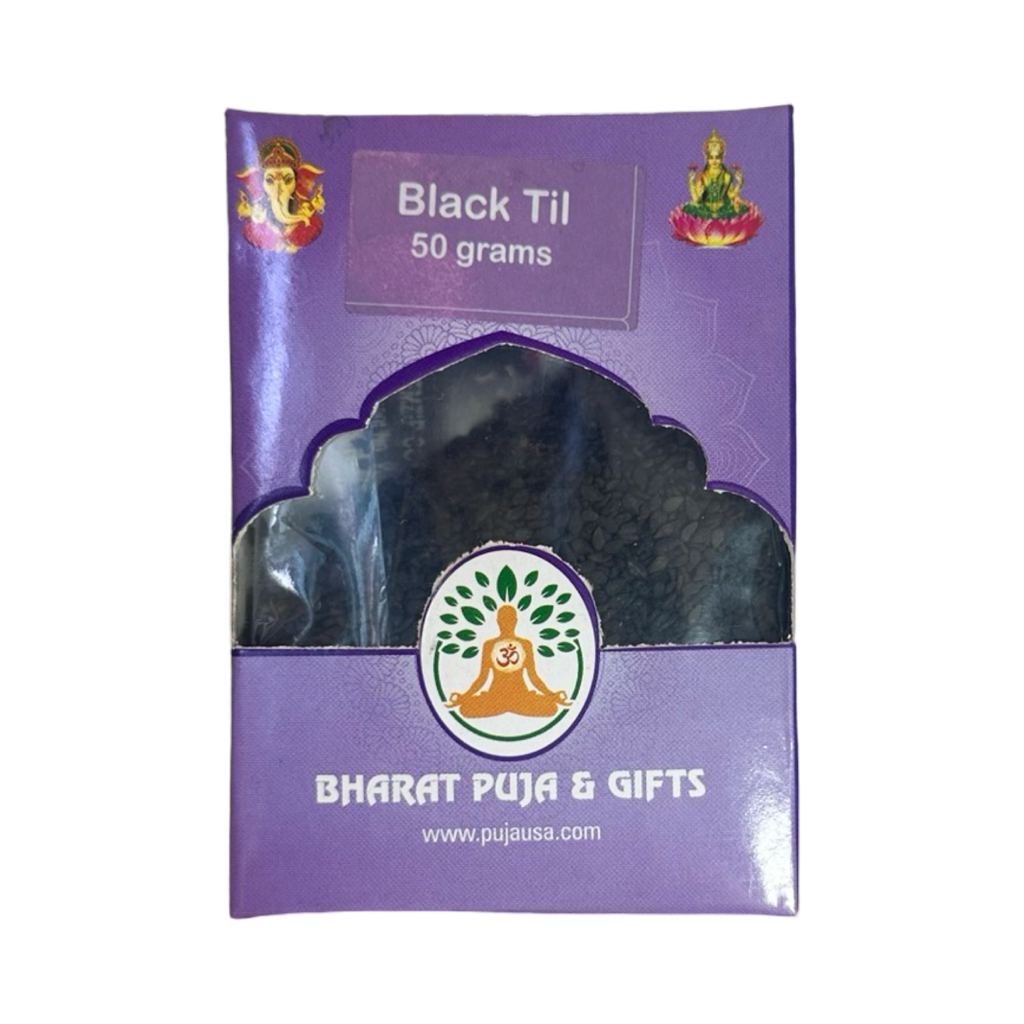 Black Sesame seed Black Til for Shani Puja Navagraha puja All Natural Non GMO (50 gm)