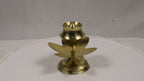 Brass Agarbatti Stand Flower Design | 5 Petal Incense Stick Holder | Brass Incense Stick Stand