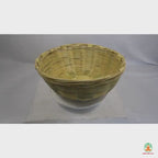 Handmade Pure Bamboo Basket Tokri | Eco-Friendly Bamboo Basket for Bihari Puja, Fruits, Vegetables, Home Temple, Kitchen & Decor