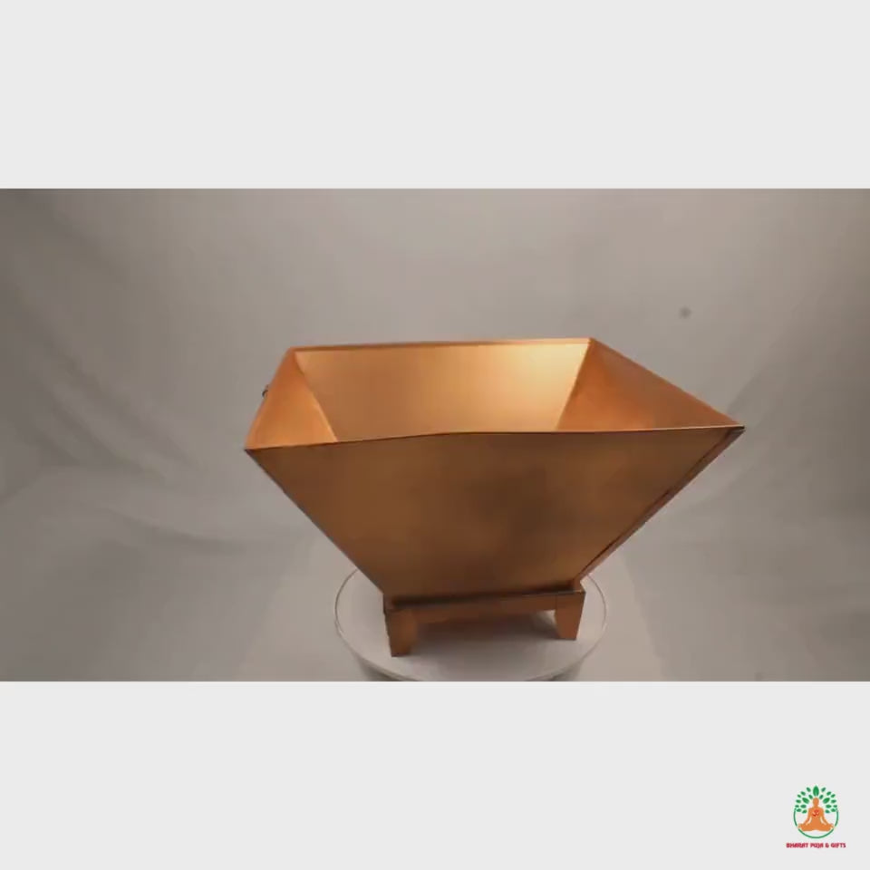 Havan Kund Yagna Kund | Traditional Puja Homam Kunda for Yajna, Vedic Rituals, Mandir, Temple & Home Spiritual Use