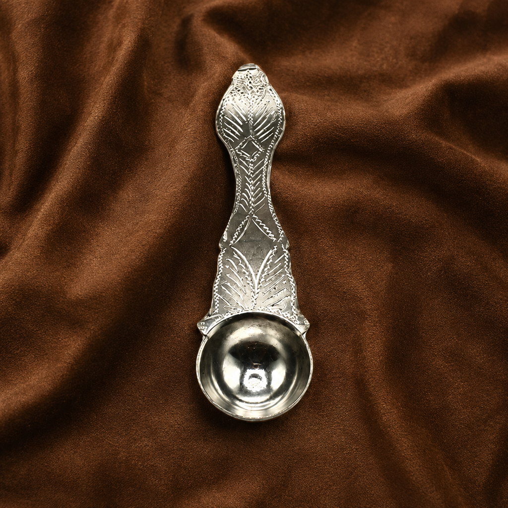 Pure Silver Achaman Spoon | Silver Puja Spoon | Traditional Panchapatra Spoon