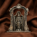 Pure Silver Balaji Idol with Prabhavali | 999 Silver Tirupati Balaji Murti with Prabhavali | Silver Venkateswara Swamy Swami Idol