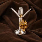 Sterling Silver Banana Tree | Auspicious Puja Decor & Spiritual Gift
