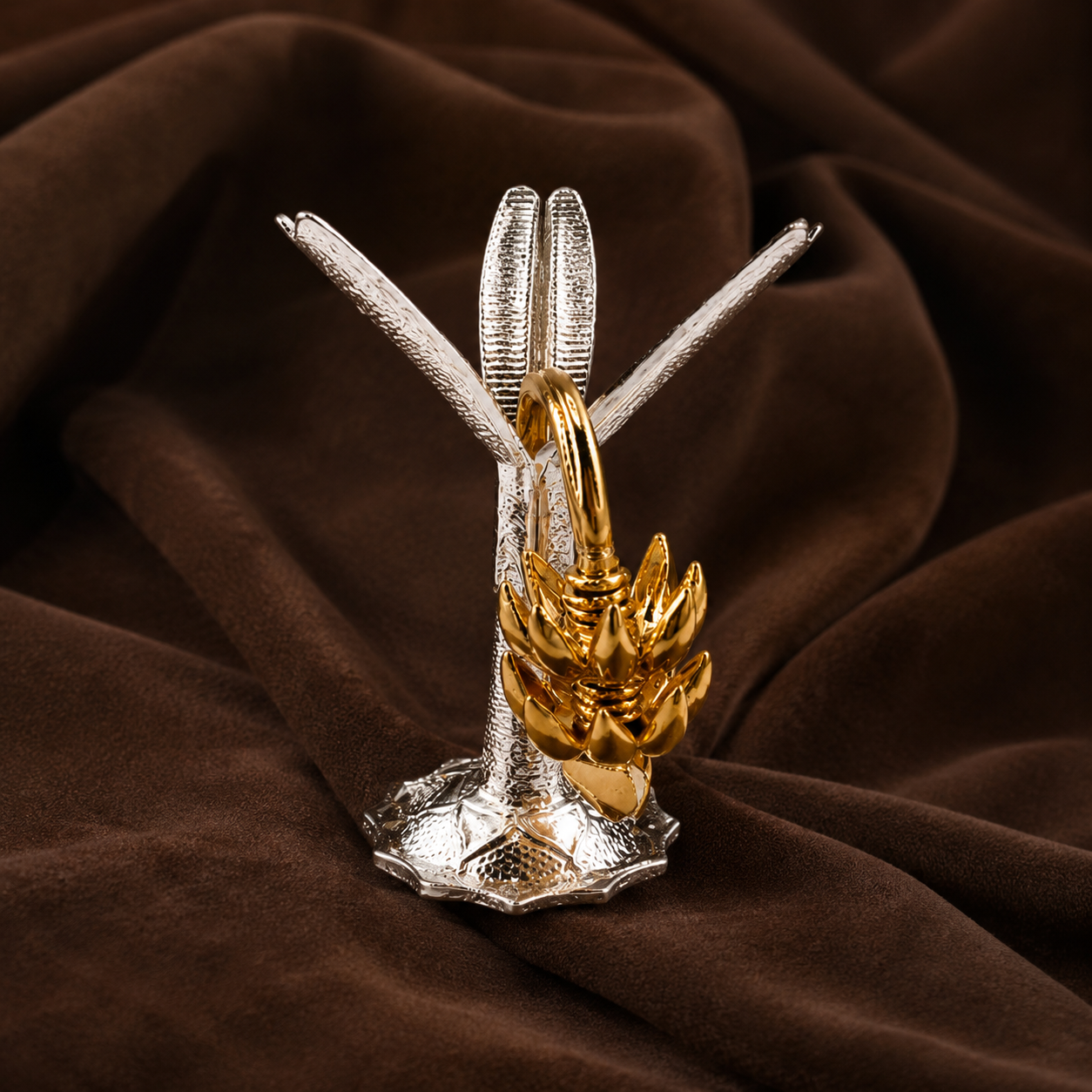 Sterling Silver Banana Tree | Auspicious Puja Decor & Spiritual Gift