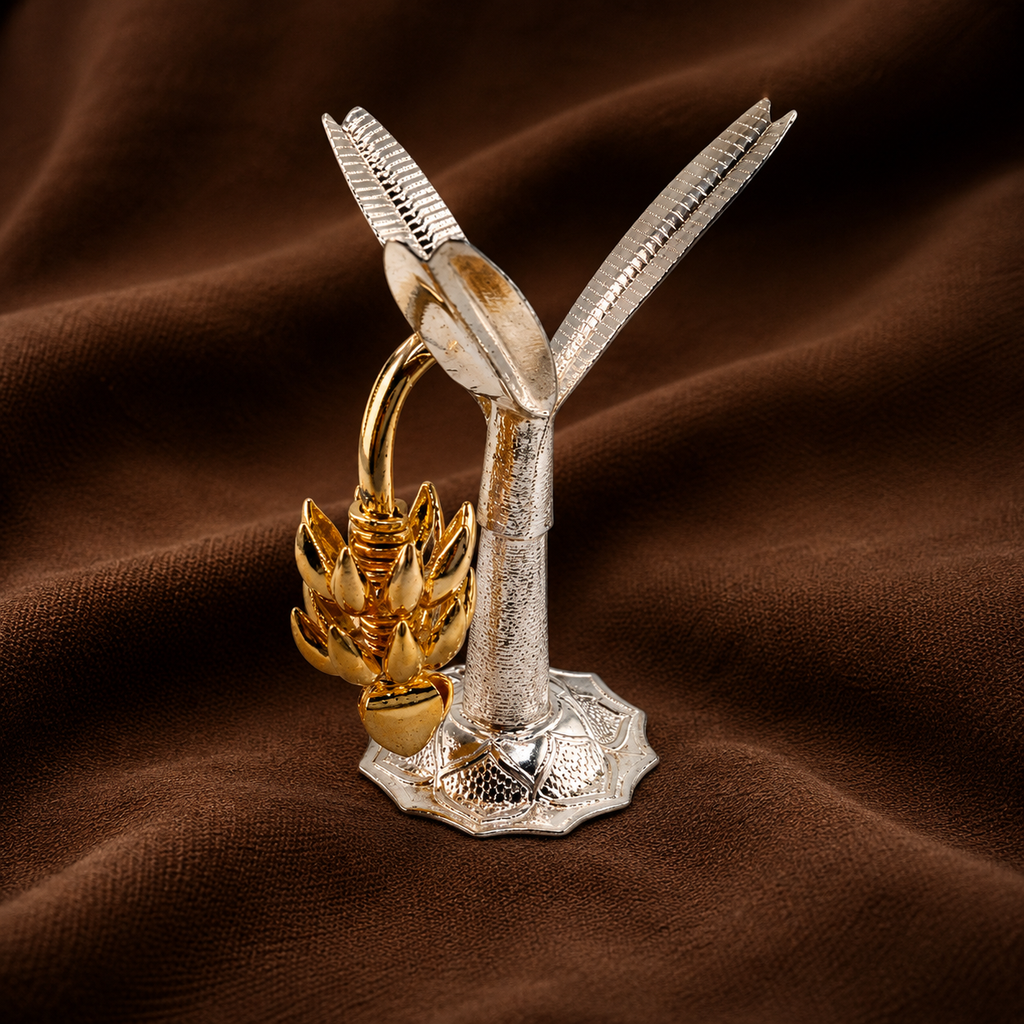 Sterling Silver Banana Tree | Auspicious Puja Decor & Spiritual Gift